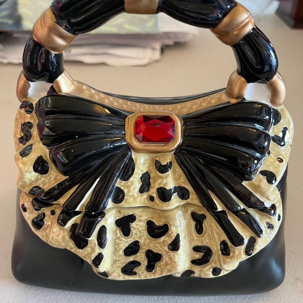 David’s Cookies ceramic purse, cookie jar - Picture 8 of 9